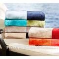 Luxury Jacquard color block stripe beach towel BT-089